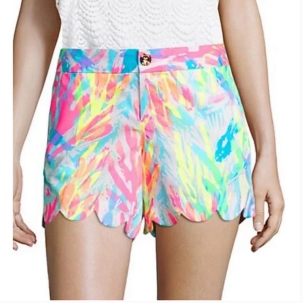 Lilly Pulitzer Multicolor Scalloped Shorts